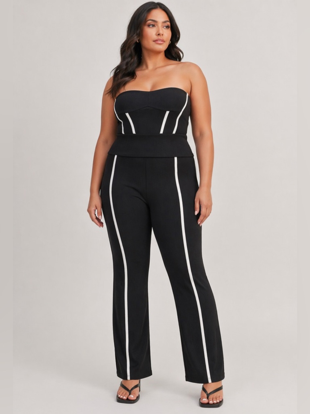 Black And White Jumpsuit